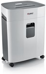 Dahle PaperSAFE PS 420 Aktenvernichter (10 Blatt, Sicherheitsstufe P5, Mikroschnitt, öl- und wartungsfrei, 25 Liter) grau