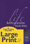 NKJV Life Application Study Bible Large Print: New King James Version