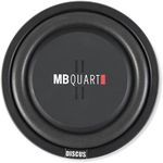 MB Quart DS1-304 Discus Shallow Mount Subwoofer (Black) – 12 Inch Subwoofer, 600 Watt, Car Audio, 2 Inch Voice Coils, UV Rubber Surround, Best in Sealed Enclosures