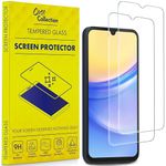 Case Collection for Samsung Galaxy A15 / A15 5G Screen Protector - 9H Hardness Tempered Glass Film [Anti-Scratch] Bubbles Free [HD Clear] 2-Pack