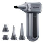 WOLFBOX MF70 Compressed Air Duster - 110000RPM Extended Runtime Edition Up to 5 Hrs, Cordless Electric Air Duster, Super Power Blower, 3-Gear Adjustable, PC, Keyboard, Outdoors & Car Cleaning