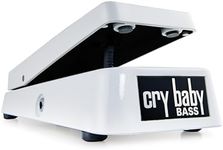 JIM DUNLOP 105Q Cry Baby Bass Wah Guitar Effects Pedal, White