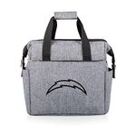 PICNIC TIME Gray Los Angeles Chargers Lunch Cooler