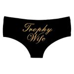 AWESOMETIVITY for Her - Bridal Lingerie Panties Trophy Wife, L