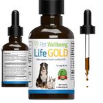 Pet Wellbeing Life Gold for Cats - Vet-Formulated - Immune Support and Antioxidant Protection - Natural Herbal Supplement 2 oz (59 ml)