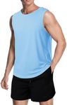 meioro Men's Mesh Tank Top Shirt, Q