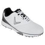 Callaway Golf Mens Chev Max Golf Shoes - White/Black - UK 10