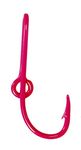 Eagle Claw Fish Hook Hat Pin ,21 Colores to Choose from. Eagle Claw Hat Fish Hook for Cap (Hot Pink)