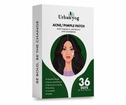 Urban yog Acne Pimple Patch - Invisible Facial Stickers cover with 100% Hydrocolloid, Pimple Patches for Face (Circular 36 Dots)