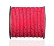 The Golden Cascade Metal Bangles for Women | Dot Matte Finish Chudi for Ladies Wedding | Daily Use Bangle for Girls | Function, Party, Wear Chudiyan (Pack of 36) (Rose, Medium 2.6)