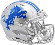 Riddell Unisex Adult Revolution Detroit Lions Helmet Riddell Replica Mini Speed Style, Team Color, One Size US