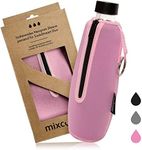 mixcover Insulated Bottle Protector Sleeve Compatible with SodaStream Crystal and Duo Glass Bottles Protective Cover for Bottles, Protection Against Breakage and Scratches, Pink