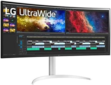 LG (38 Inch) Ultrawide Monitor Curved (3840 * 1600) Qhd IPS Display with USB Type-C, HDR 10, Dci-P3 95%, AMD Freesync, Tilt/Height Adjustable Stand, Dp, Hdmi, Head Phone Out (38Wp85C)