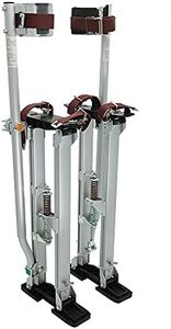 IN WHICH BAY Drywall Stilts Walking Taping Professional Silver 24"-40 for Sheetrock Painting or Cleaning