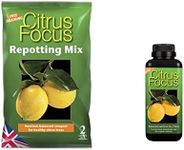 Citrus Focus repotting Mix 2 Litre Bag & Citrus Focus 300ml Feed