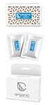 AIRGANIC Aroma Car Ac Vent-Icy Blast Starter Kit Bar|Refills (1+1) Pcs-26Gm|Car Perfume|Car Accessories Interior|Long-Lasting Car Fresheners | Car accessories | Car fresheners