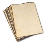 Handmade Antique Blank Paper - 21x30cm / 8.25x11.7" - with Slightly Burned Edge - A4 Size Package of 50, Watercolor Mixed Media Loose Leaf Paper for Writers, Invitations, Crafts, 150 GSM.