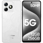 Ulefone Note 18 Ultra 5G Unlocked Smartphone (12+256GB), 50MP + 50MP + 32MP Camera, 6.78" FHD+ Display MediaTek Dimensity 720, 5450mAh Android 13 Dual SIM NFC IR Blaster Supported Mobile Phone- White