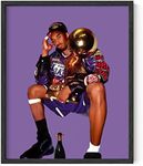 HAUS AND HUES Kobe Bryant Wall Art Kobe Art Kobe Wall Art Kobe Bryant Poster Posters Kobe Bryant Black Mamba Poster Kobe Bryant Memorabilia Basketball Poster (Unframed, 16x20)