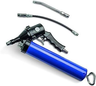 FIAC Pistolet à Graisse 5071, Pistolet avec Tuyaux De Lubrification Rigide et Flexible Inclus, Capacité Cylindre 400 ml, Couleur Bleu et Noir
