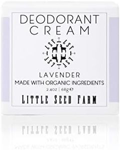 Little Seed Farm All Natural Deodorant Cream, Aluminum Free Deodorant for Women or Men, 2.4 Ounce - Lavender