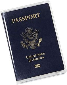 Clear Passport Cover Plastic Passport Protector Vinyl ID Card Protector Case Holder Travel Pack of 6