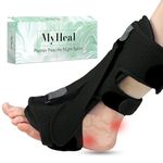 MyHeal Plantar Fasciitis Night Splint, Plantar Fasciitis Relief Brace, 3 Adjustable Straps Plantar Fasciitis Night Splint Relief Plantar Fasciitis, Foot Drop, Achilles Tendonitis