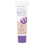 Rimmel London Stay Matte Liquid Mousse Foundation, Good Coverage and Oil-Free Formula, Ivory, 30 ml