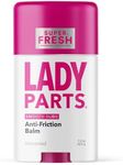 Lady Parts Anti-Chafe and Friction Stick - Prevent Skin Chafe Rash and Irritation - For Thighs Arms Bra-Lines & More - Unscented and Smooth Balm with Aloe - No Mess Application - 1.5oz