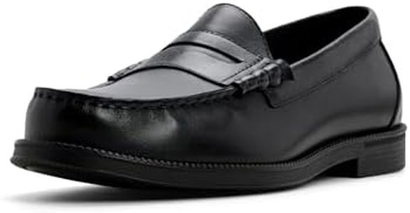 G.H. Bass & Co. Men's Regent Leather Penny Loafer, Grainy Black, 8