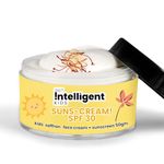 TuCo Intelligent Kids Saffron Face Cream & Sunscreen for Sun Protection and Glow - 50gm | SPF 30 PA++ Best Sun Protection For Kids | For All Skin Types