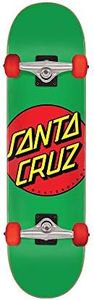 Santa Cruz Classic Dot 7.8" compleet skateboard green red