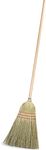 Carlisle FoodService Products Corn Natural Broom for Cleaning, 55 Inches, Tan, (Pack of 12)