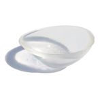 Clear Concave Breast Forms - Round Bra Inserts Silicone Breast Prosthesis Padding Insert, Single, Size B C Cup