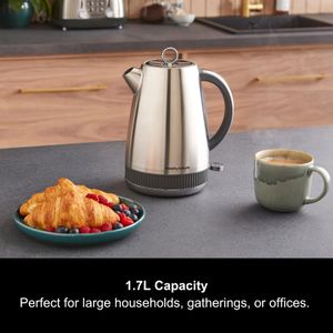 Morphy Richards Stainless Steel Kettle, 1.7L