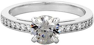 Swarovski Attract ring, Round cut, 