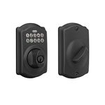 Schlage BE365 CAM 622 Keypad Electronic Deadbolt, Matte Black