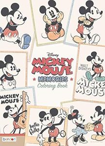 Mickey Mouse Bendon 43775 Disney Vintage Advanced Coloring Book