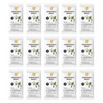 INDIGENOUS HONEY Natural Raw Tulsi Honey Organic Pure Unprocessed Added Sugar free NMR Tested Unpasteurized Unheated - 15 Gift Sachets, 15g Each, Total 225g