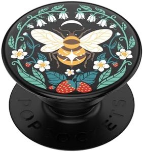 PopSockets : PopGrip - Extendable Stand and Handle with Replaceable top for Smartphones and Tablets - Bee Boho