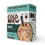 Toffee Coffee Roasters | Irish Cold Brew Bags| As Seen On Shark Tank | Easy Brew Coffee | Cold Brew Coffee | Pack of 3 Bags | 100% Arabica Grounded Coffee | Makes 12 Cups of Coffee |