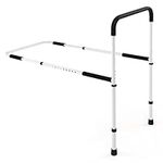 RELAX4LIFE Bed Assist Rail, Adjustable Safety Bedside Handrail Grab Bar, Mobility Aid Bed Guard Fall Prevention for Disabled, Senior, Elderly, Pregnant, Fit Single, Queen, King Bed