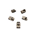 M5 Stainless Steel U -Style Clip-On Nut,U-Type Fasteners (Pack of 30)