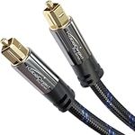 TOSLINK cable, optical audio cable Nylon braided – 4m – fiber optic cable for soundbars (TOSLINK to TOSLINK, digital S/PDIF cable, stereo systems/amplifiers, home cinema, Xbox/PS4) – CableDirect