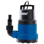 Draper 250W Portable Submersible Clean Water Pump |Max Flow Capacity 6480 l/h Electric Pump | Thermal Overload Protection | Irrigation Tool |10M Cable Draining Pump| 98911