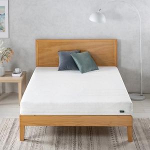 ZINUS 16 cm Matelas en Mousse Confort, 140 x 190 cm, Matelas compressé et enroulé dans Une boîte, avec Housse Lavable jusqu'à 40 °C, Certifié Oeko-TEX, Blanc