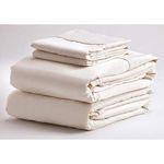 Denver 343515 RV Short Queen Size Microfiber Sheet Set Ivory