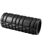 SOLARA Foam Roller for Back Pain, Exercise and Fitness, High-Density Foam Roller for Deep Tissue Massage, Relief from Sore Muscles Pain, Pre & Post Exercise Fitness Workout Sessions - Black