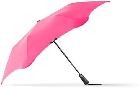Blunt Metro Travel Umbrella – 38" Compact Umbrella - Small, Collapsible Windproof Stick Umbrella, Heavy Duty Portable Umbrella for Rain, Sun Umbrella for UV Protection - Pink