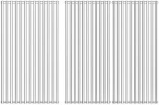 Denmay 41.5 x 60.5 cm Stainless Steel Cooking Grate Replacement Parts for Burnhard FRED Series, Cosmogrill Pro & Deluxe 4+1, Taino, Tarrington House Paxton 3 Burner Gas Grill, Dishwasher Safe, 3 Pack